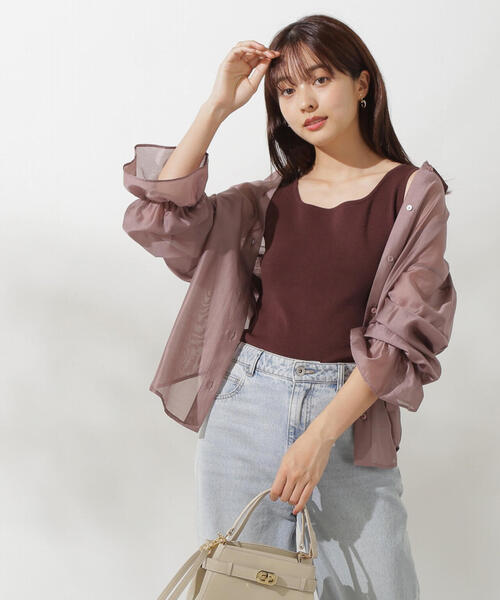 Proportion Body Dressing❤︎大人可愛い前後2wayニット 前後2way総針ニット | PROPORTION BODY DRESSING