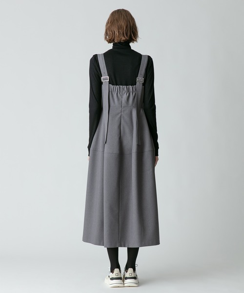 allureville」 サロペットスカート 2 ブラック レディース : 84152514  