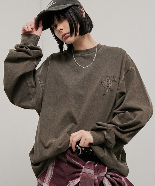 tシャツ 「Alfred Alex」ヴィンテージメイクデザイン ビッグピグメント