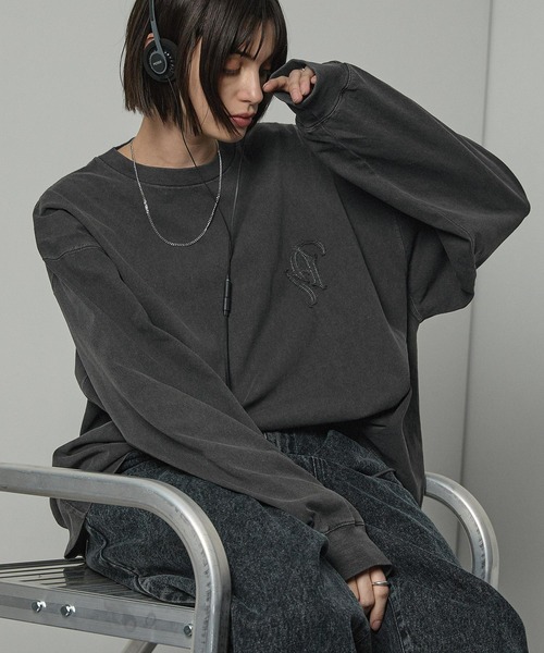 tシャツ 「Alfred Alex」ヴィンテージメイクデザイン ビッグピグメント