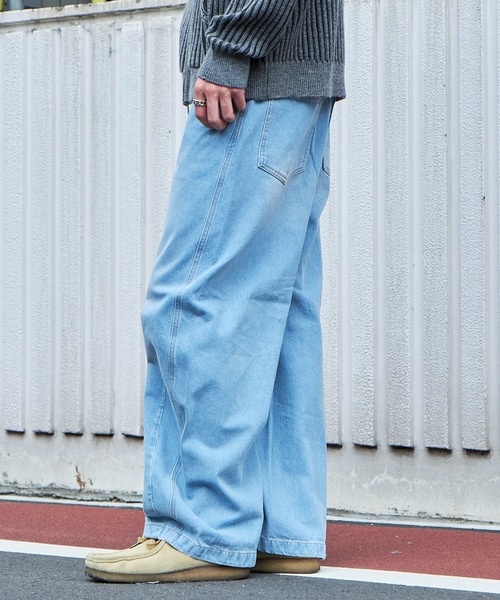 WEGO（ウィゴー） ワイドパンツ ジーンズ WEGO/イージーバレルレッグ