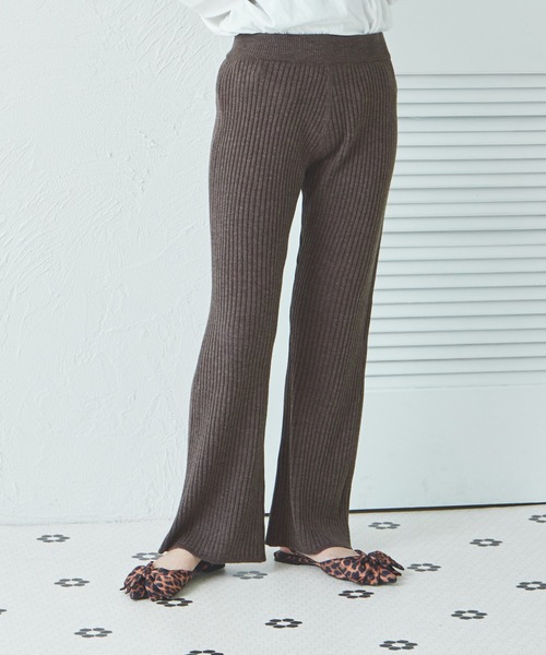 cycle by myob ニットフレアパンツ Cycle By Myob パンツ 「Cycle/サイクル」テクノメッシュパンツ
