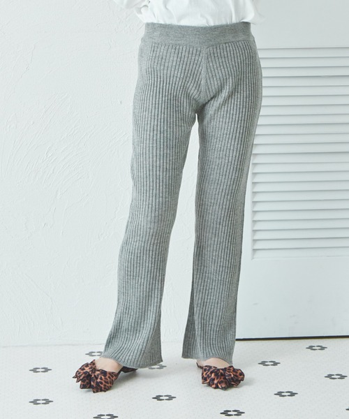 Lululemon リブ編み フレアパンツ S/P クリーム色 LW5FGQA_019746_1?size=400,400