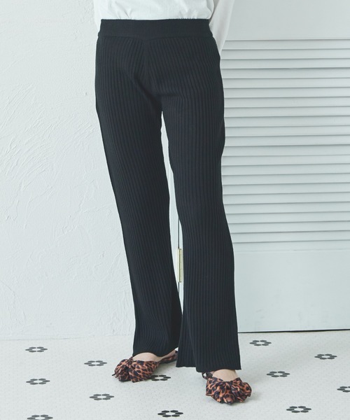 cycle by myob ニットフレアパンツ Cycle By Myob パンツ 「Cycle/サイクル」テクノメッシュパンツ