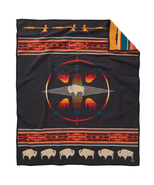 【S-693】PENDLETON ジャガードナップドロープ　ブランケット　ペンドルトン　USA　ラージサイズ　ラージ　保温性　定価¥77,000 PENDLETON ブランケット ジャガードナップドローブ : ZOZOTOWN