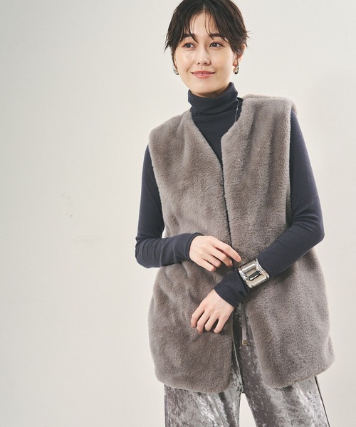 Elura（エルーラ） ベスト 大人リュクスファーベスト/136366