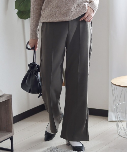 ベーシック フレア スラックス シンプルパンツ 韓国 2色 hr7828 楽天市場】【SALE / 37%OFF】スラックス メンズ レディース