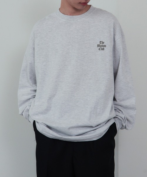 MAISON CLUB（メゾンクラブ） tシャツ 「MAISON CLUB」ワンポイント