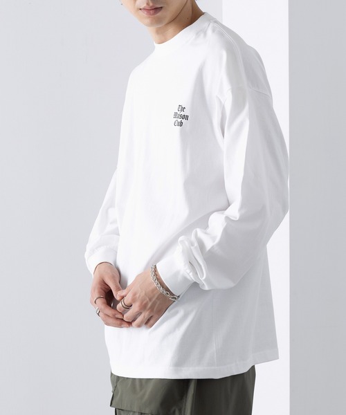 MAISON CLUB（メゾンクラブ） tシャツ 「MAISON CLUB」ワンポイント