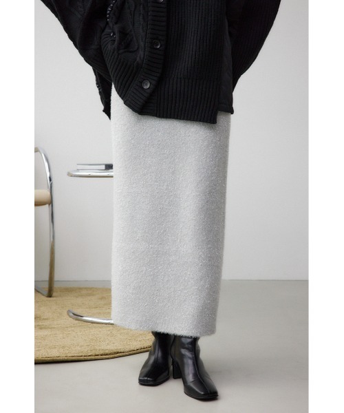 AZUL BY MOUSSY（アズールバイマウジー） スカート ラメシャギーニット