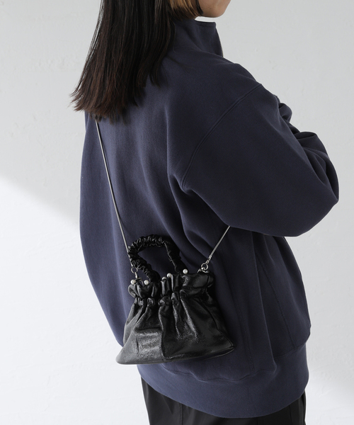 Casselini（キャセリーニ） ショルダーバッグ バッグ パールトリム 