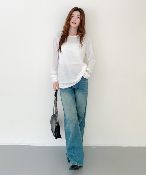 tシャツ リブシアートップス レディース : ZOZOTOWN Yahoo!店 - 通販