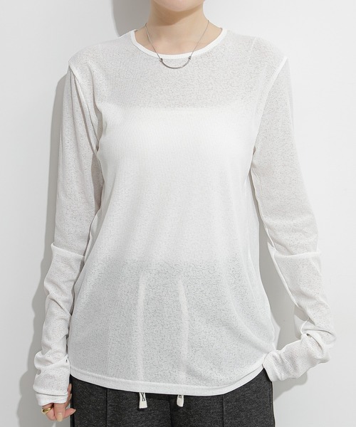 tシャツ リブシアートップス レディース : ZOZOTOWN Yahoo!店 - 通販