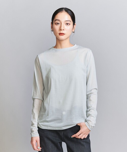 BEAUTY＆YOUTH UNITED ARROWS tシャツ コットンナイロン天竺