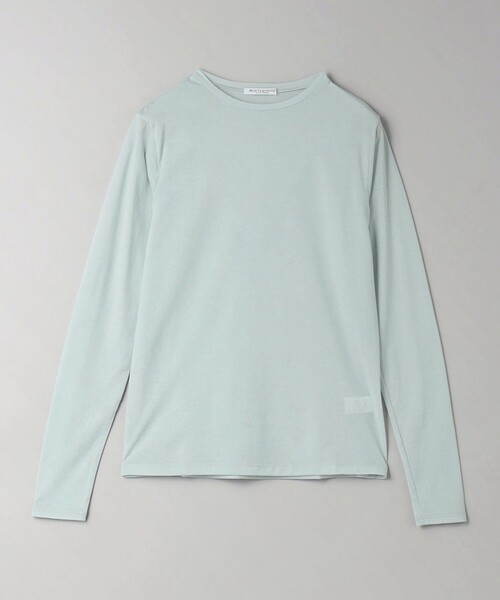 BEAUTY&YOUTH コットンナイロン天竺シアー クルーネック Tシャツ　白 BEAUTY&YOUTH UNITED ARROWS｜コットンナイロン天竺 シアー
