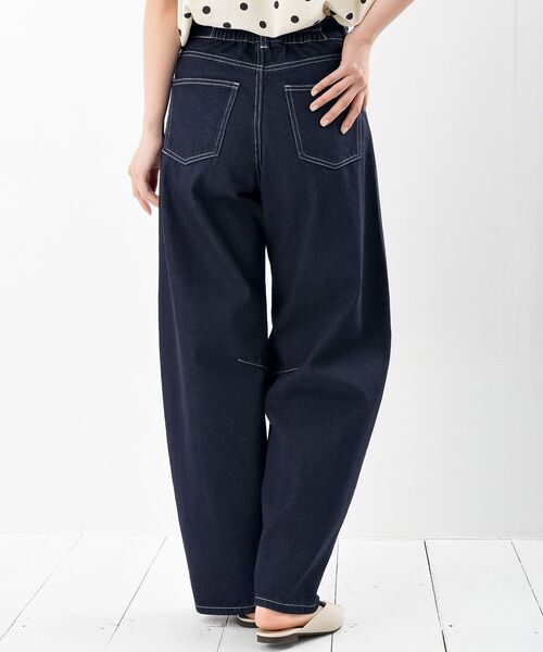バズりデニム★ビックリボンデニムパンツ 新品タグ付き r・p・s ジーンズ デニム デニムパンツ デニムバレルレッグ