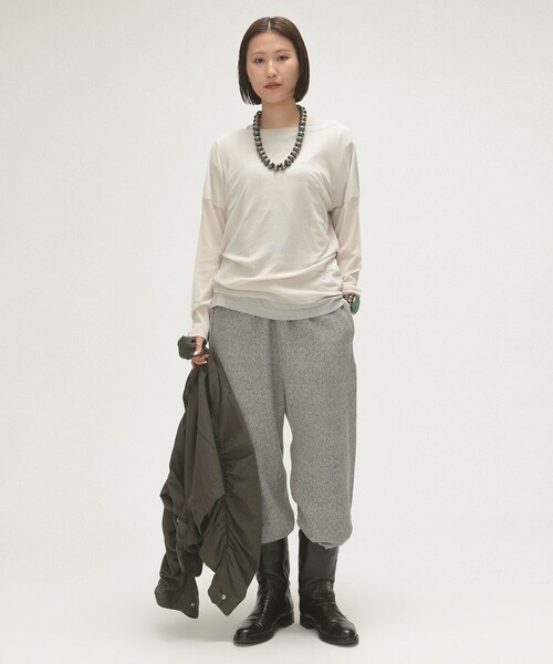 tシャツ maturely / カシュクール ストラップ ロング スリーブ レディース BEAMS BOY tシャツ maturely / カシュクール ストラップ ロング