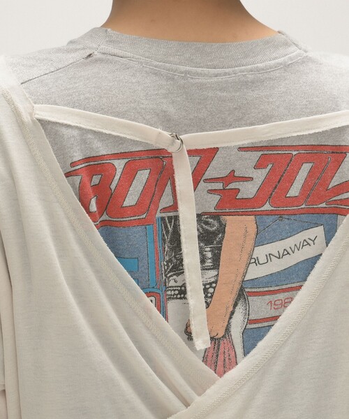 BEAMS BOY tシャツ maturely / カシュクール ストラップ ロング