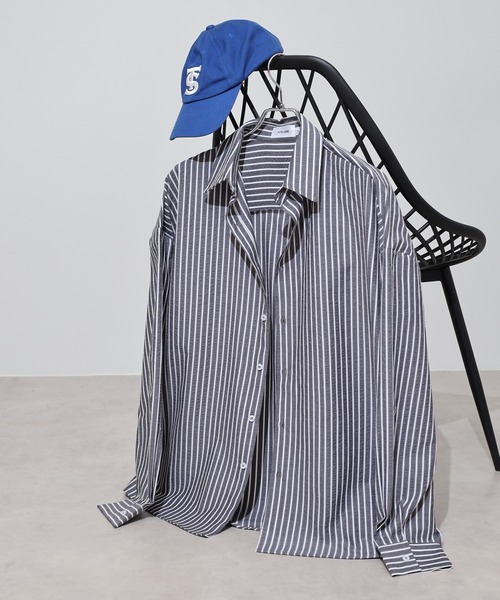 Deaileネイビーグレー ストライプ ラガーシャツ M NAUTICA ラガーシャツ M グレー ストライプ - メルカリ