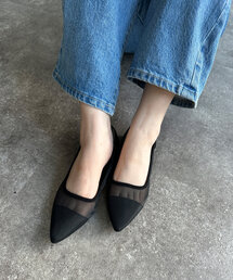 パンプス チュールフラットシューズ｜ZOZOTOWN Yahoo!店