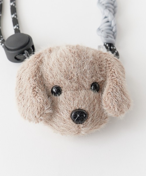 ROOP TOKYO Doggy Plush Phone Shoulder/わんちゃんぬいぐるみスマホ