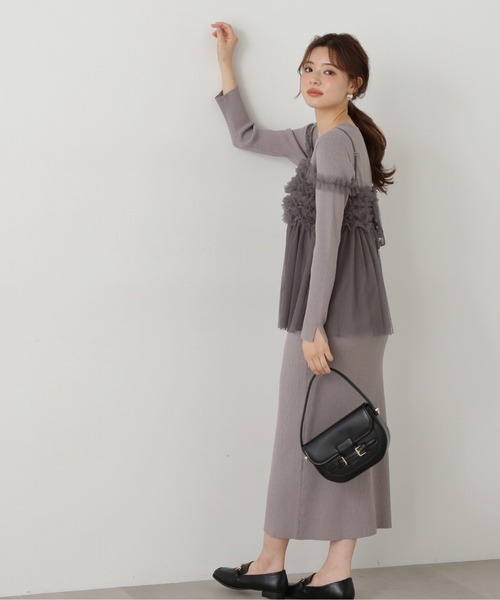 PROPORTION BODY DRESSING ワンピース 「E」チュールキャミ