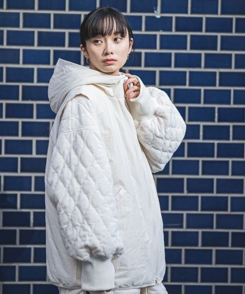 ジーナシス　アウター　ベスト JEANASIS（ジーナシス） ベスト FREE ホワイト系その他 レディース