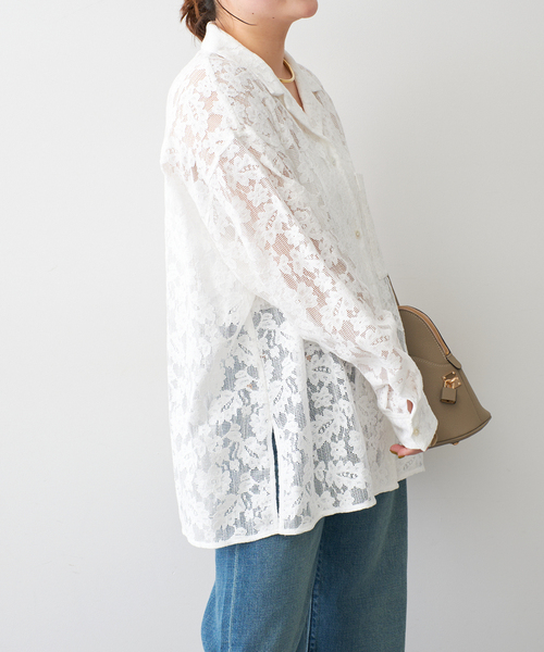Spick &amp; Span - spick and span レースブラウス Spick & Span｜COローンフレンチレースブラウス | Rakuten
