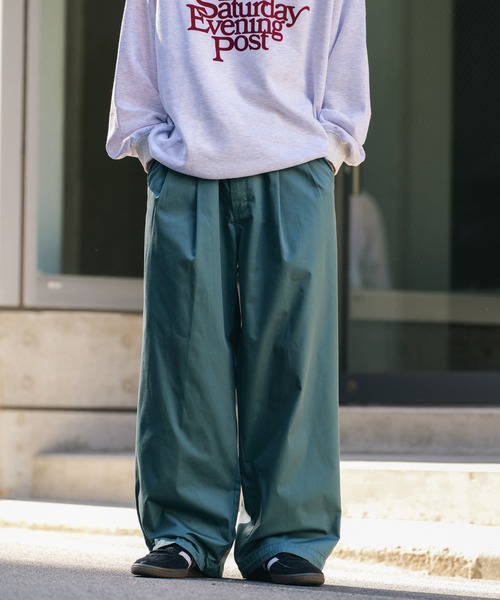 RAGEBLUE チノパン 「Dickies/ディッキーズ」別注タックバギー