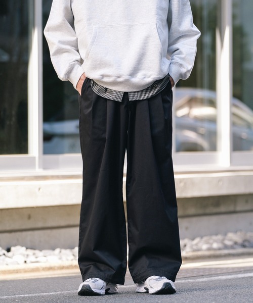 新品ジャーナルスタンダード　Dickies バギーワイドチノパン RAGEBLUE チノパン 「Dickies/ディッキーズ」別注タックバギー