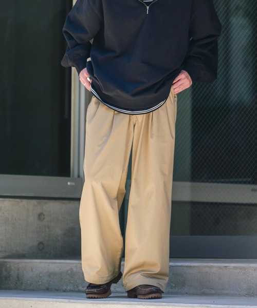 RAGEBLUE チノパン 「Dickies/ディッキーズ」別注タックバギー