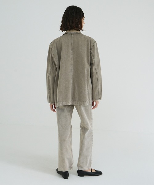 ジャケット テーラードジャケット FADED COLOR TAILORED JACKET レディースの画像
