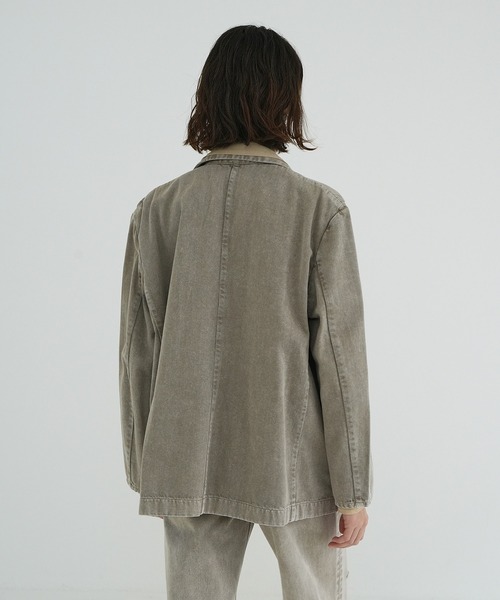 ジャケット テーラードジャケット FADED COLOR TAILORED JACKET レディースの画像