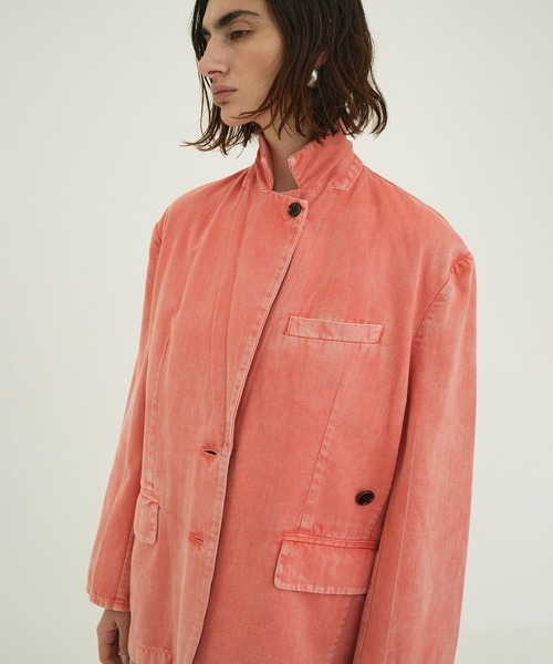 ジャケット テーラードジャケット FADED COLOR TAILORED JACKET レディースの画像