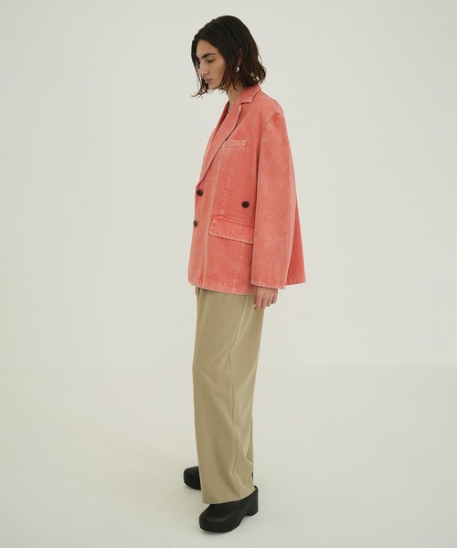 ジャケット テーラードジャケット FADED COLOR TAILORED JACKET レディースの画像