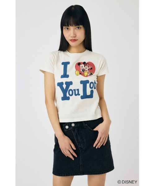 Disney SERIES CREATED by MUS tシャツ 半袖 MD I LOVE MM Tシャツ