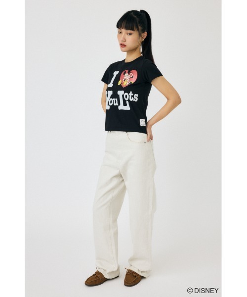 Disney SERIES CREATED by MOUSSY tシャツ MD I LOVE MM Tシャツ