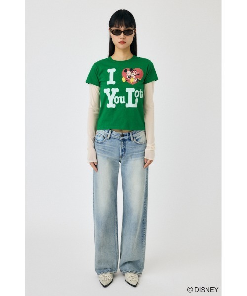 Disney SERIES CREATED by MOUSSY tシャツ MD I LOVE MM Tシャツ