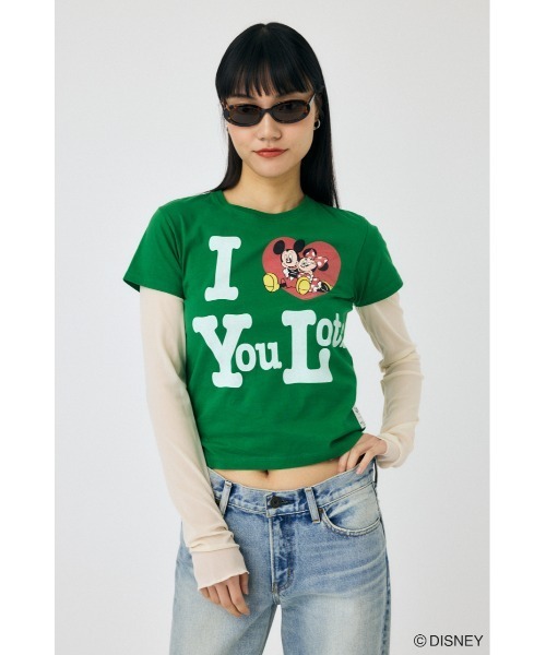 Disney SERIES CREATED by MOUSSY tシャツ MD I LOVE MM Tシャツ