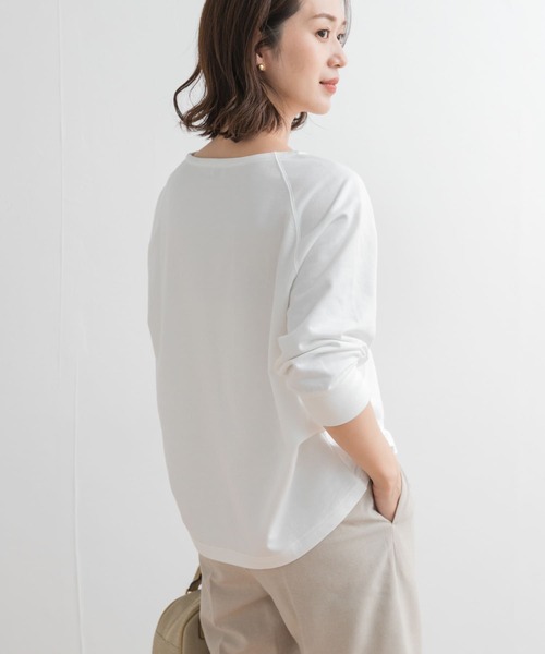 URBAN RESEARCH DOORS tシャツ 「UR GREEN」ミニ裏毛ラグラン