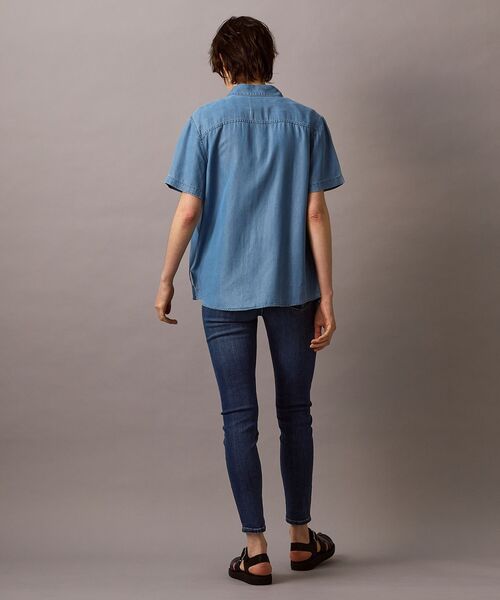 Calvin Klein ブラウス シャツ テンセル デニムシャツ