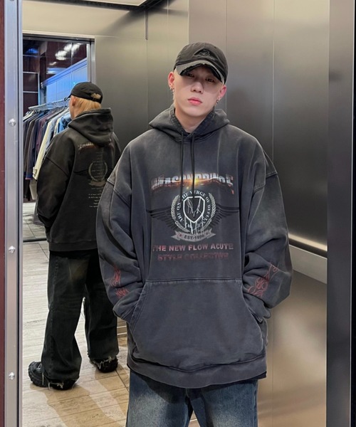 MASONPRINCE■スウェット パーカー CL0379 MASONPRINCE 「MASONPRINCE」 プルオーバーパーカー M