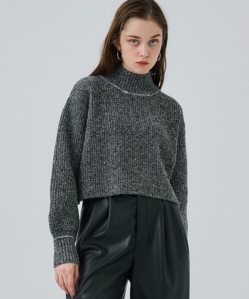 「CITY」 長袖ニット FREE ピンク レディース_画像2