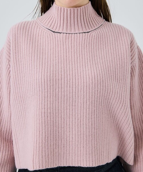 「CITY」 長袖ニット FREE ピンク レディース_画像9