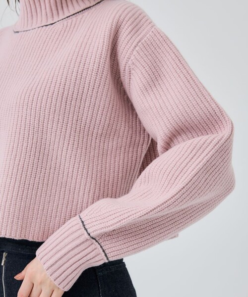 「CITY」 長袖ニット FREE ピンク レディース_画像10