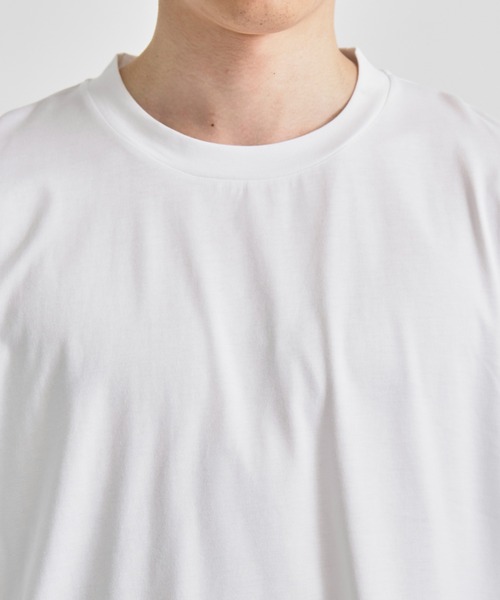 DRY COTTON JERSEY CREWNECK T-SHIRT | ATON(エイトン