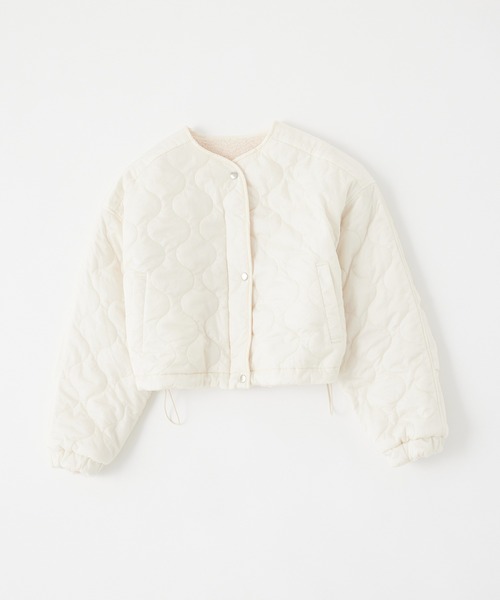 「MIEL CRISHUNANT」 ジップアップブルゾン FREE カーキ レディース_画像2