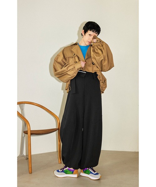 OMMO タックベアオールインワン red 36サイズ OMMO ONLINE STORE / TUCK BUSTIER ALL IN ONE