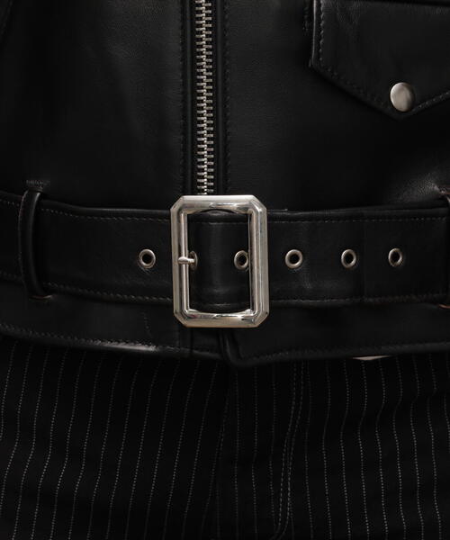 Schott レザーライダースジャケット 44ブラック Schott N.Y.C（ショット） 「schott」 ライダースジャケット 44