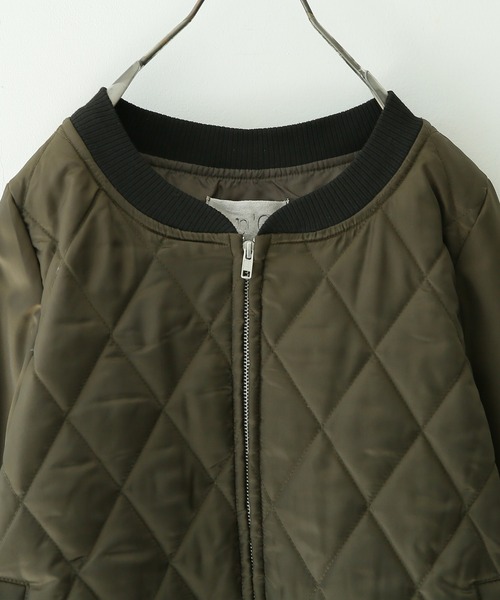 「n'OrLABEL」 キルティングブルゾン 1 ブラック レディース_画像8